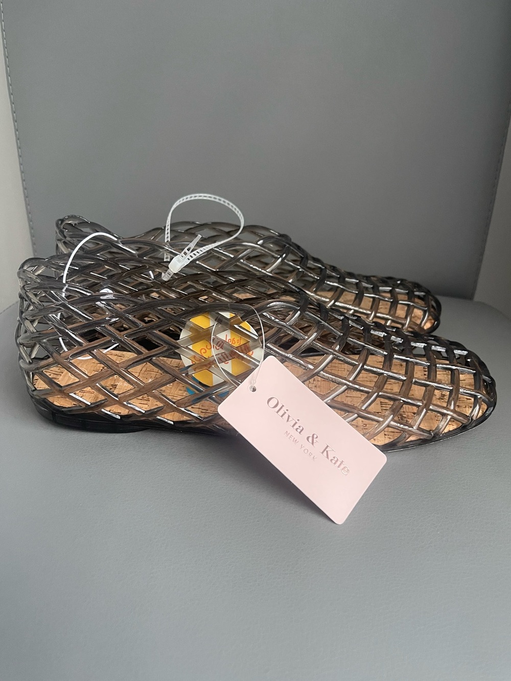 Olivia & Kate Jelly Mesh Flats Women’s Size 10